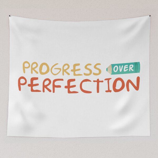 Item preview, Motivational Progress Over perfection back to school teacher designed and sold by freeman1314.