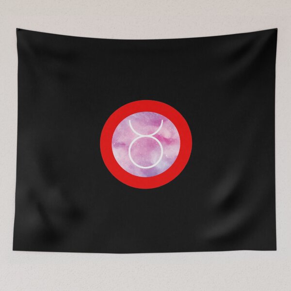 Item preview, Taurus Watercolor Zodiac red Horoscope Star Sign Gift designed and sold by Hyper-Field.