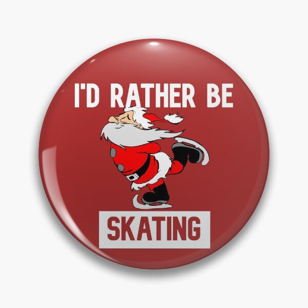 Item preview, I'd rather be skating Santa Claus designed and sold by DiensDesign.