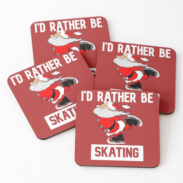 Item preview, I'd rather be skating Santa Claus designed and sold by DiensDesign.