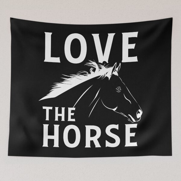 Item preview, Love The Horse - Flying Artie - White Font designed and sold by FastTrackPhotog.