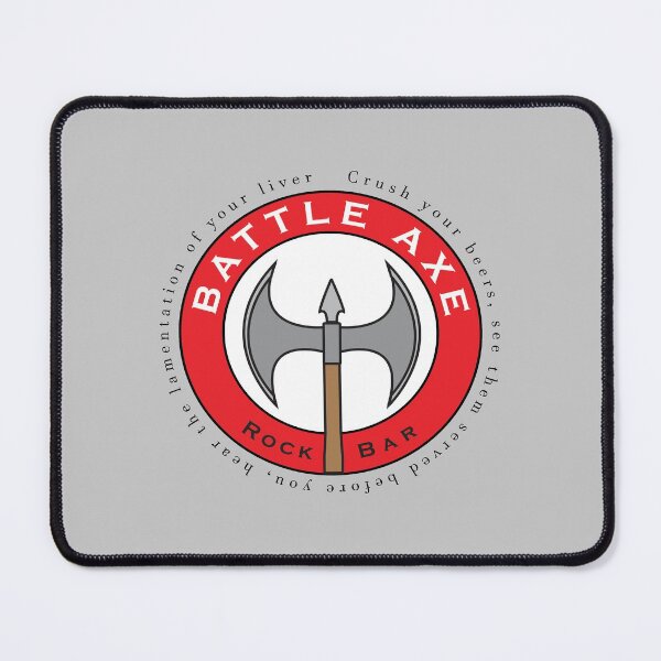 Item preview, Battle Axe Rock Bar designed and sold by skocartwork.