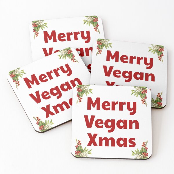 Item preview, Vegan Merry Xmas | Vegan Christmas | Vegetarianism designed and sold by happinestSHOP.