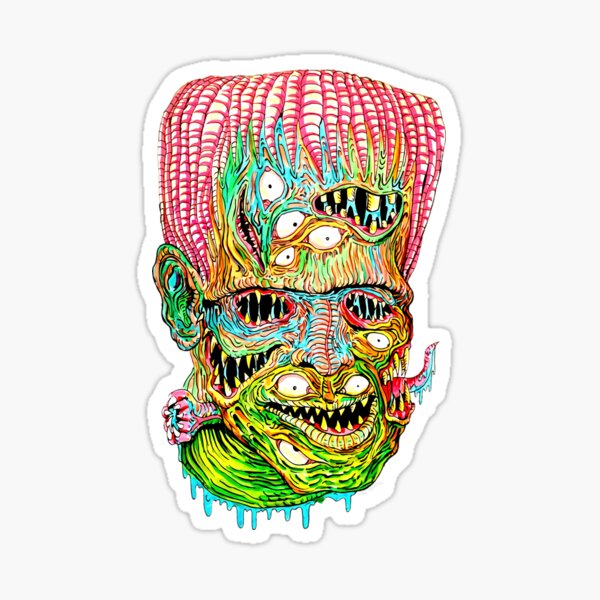 Franken Faces Stickies® Edible Stickers