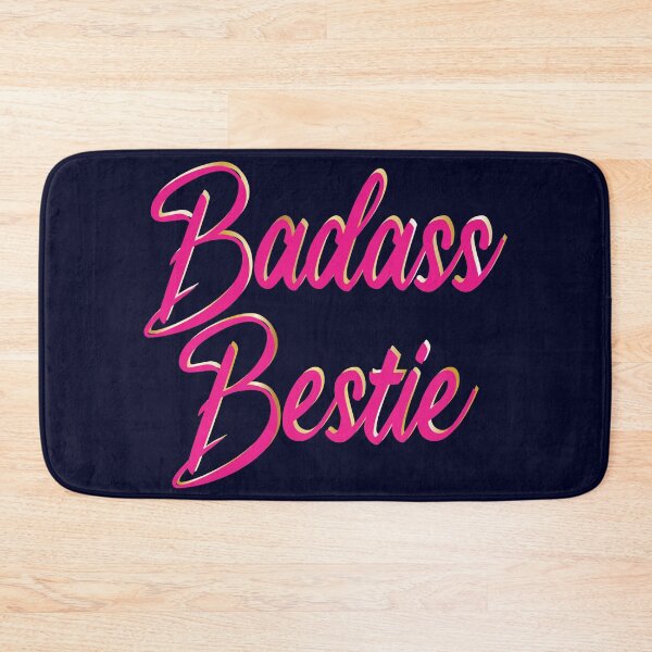 Item preview, Badass Bestie - pink and sassy designed and sold by SuziSukiDesigns.