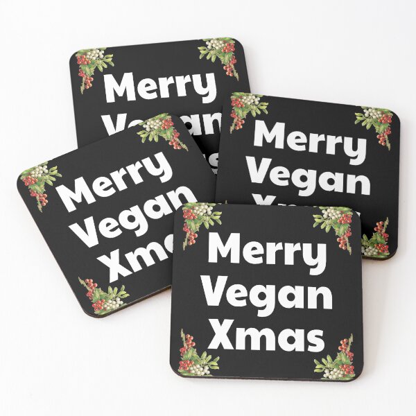 Item preview, Vegan Merry Xmas | Vegan Christmas | Vegetarianism designed and sold by happinestSHOP.