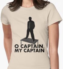 O Captain, my Captain Women's Fitted T-Shirt