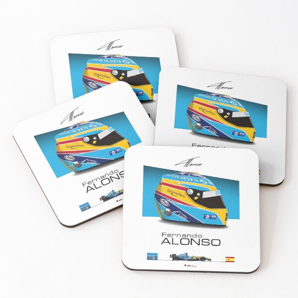 Item preview, Fernando Alonso 2006 Helmet and car Print designed and sold by JageOwen.