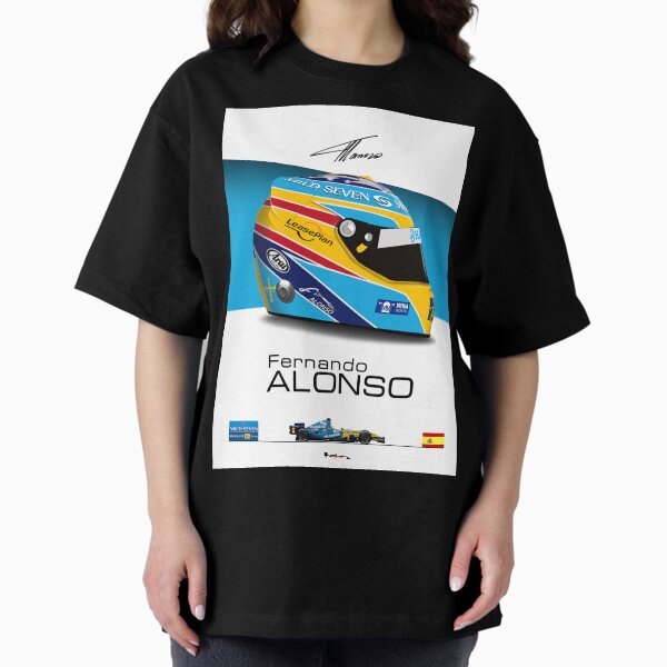 Vista previa del artículo con la obra «Fernando Alonso 2006 Casco y coche Print», diseñado y vendido por JageOwen.