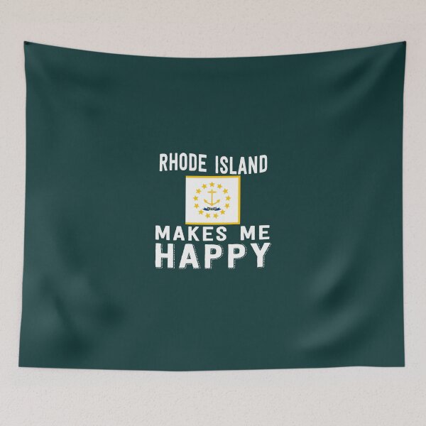 Item preview, Rhode Island Makes Me Happy designed and sold by AlwaysAwesome.