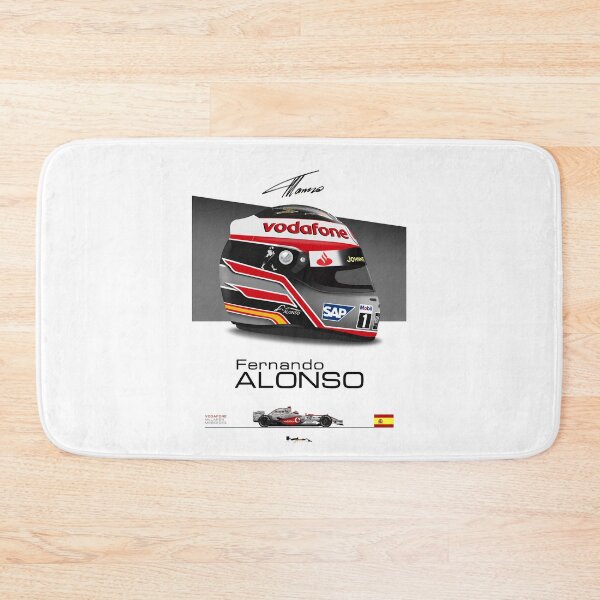 Item preview, Fernando Alonso 2007 Helmet and car Print designed and sold by JageOwen.
