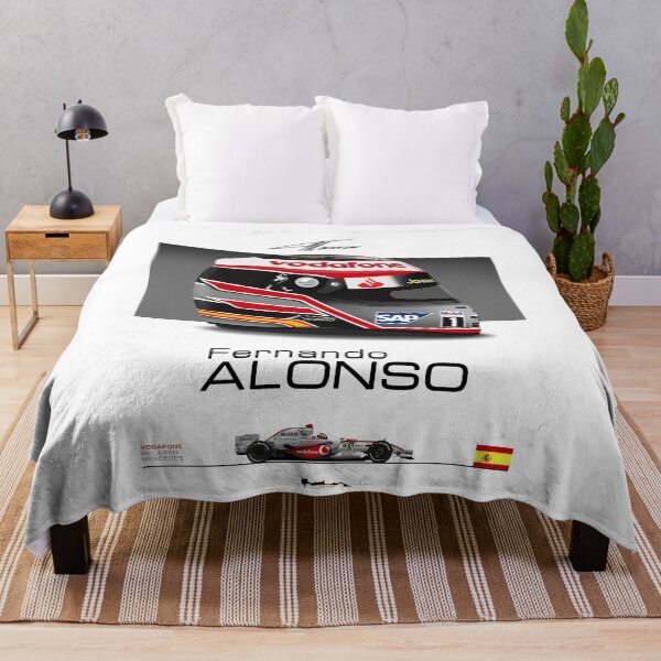 Item preview, Fernando Alonso 2007 Helmet and car Print designed and sold by JageOwen.