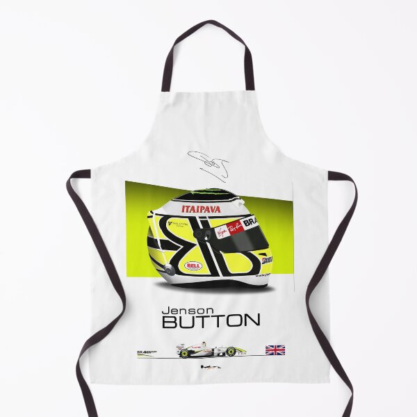 Item preview, Jenson Button 2009 Helmet and car Print designed and sold by JageOwen.