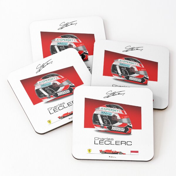 Item preview, Charles Leclerc 2019 - Helmet and car Print designed and sold by JageOwen.