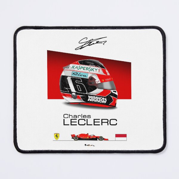 Item preview, Charles Leclerc 2019 - Helmet and car Print designed and sold by JageOwen.