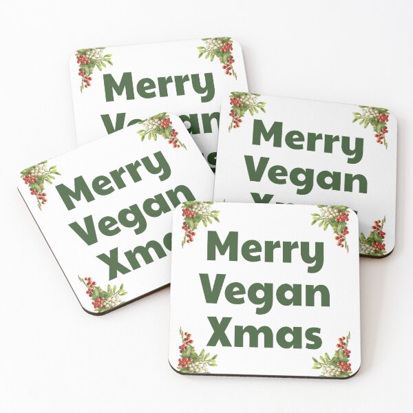 Item preview, Vegan Merry Xmas | Vegan Christmas | Vegetarianism designed and sold by happinestSHOP.