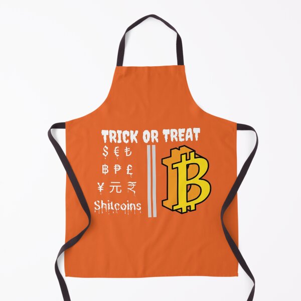 Item preview, 2021 Bitcoin Halloween Costume Shitcoins Trick or Treat Bitcoin designed and sold by ravishdesigns.