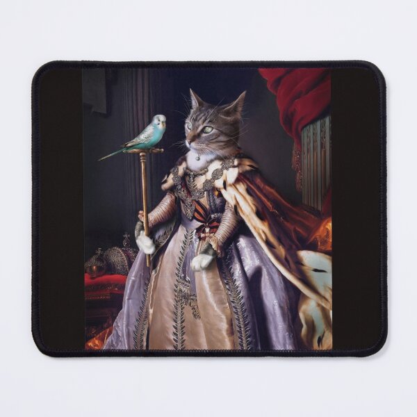 Item preview, Portrait de chat et perruche - Gros chat et Cyril Poster designed and sold by BentleyGordon4.