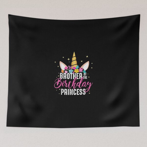 Item preview, Brother Of The Birthday Princess Unicorn Birthday designed and sold by SeyedshiNaia.