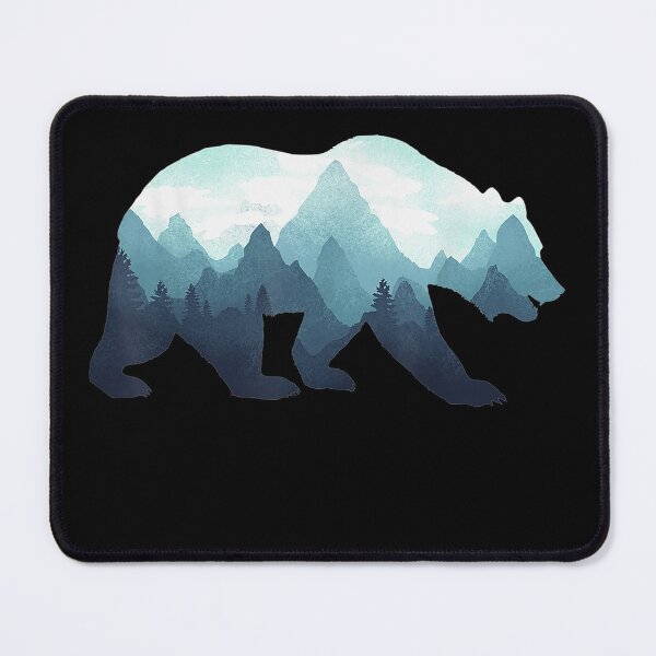 Item preview, Bear Double Exposure Surreal Wildlife Animal designed and sold by SeyedshiNaia.