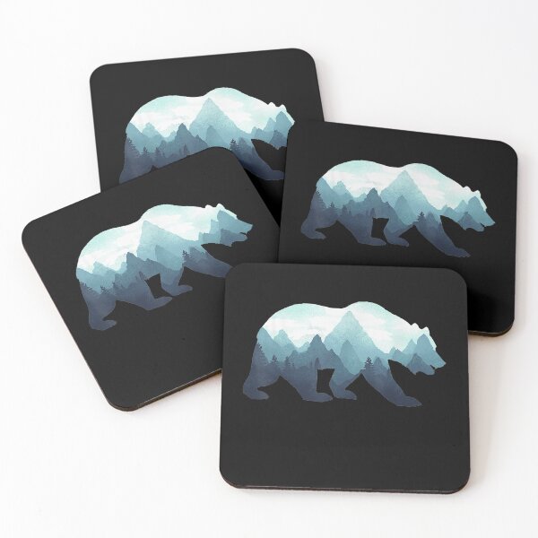 Item preview, Bear Double Exposure Surreal Wildlife Animal designed and sold by SeyedshiNaia.