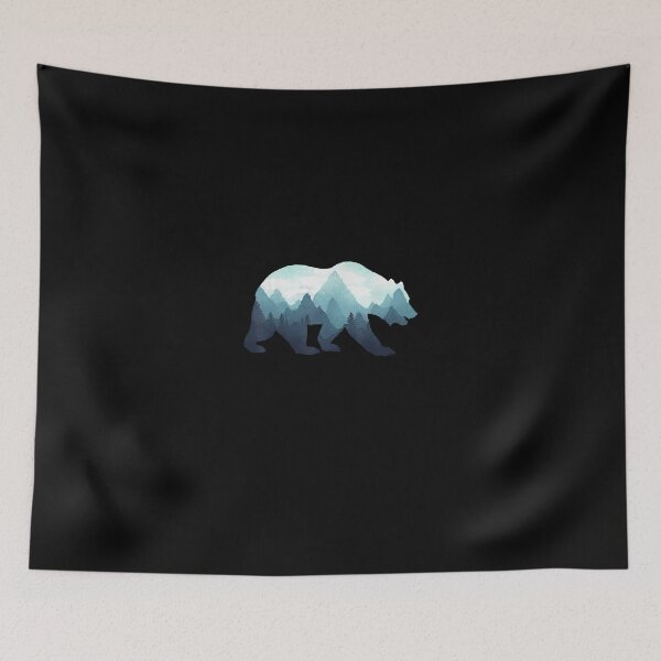 Item preview, Bear Double Exposure Surreal Wildlife Animal designed and sold by SeyedshiNaia.