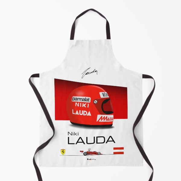 Item preview, Niki Lauda 1975 312T - Front Helmet and car Print designed and sold by JageOwen.