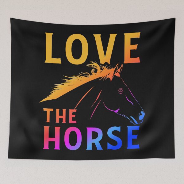Item preview, Rainbow Love The Horse - Flying Artie designed and sold by FastTrackPhotog.