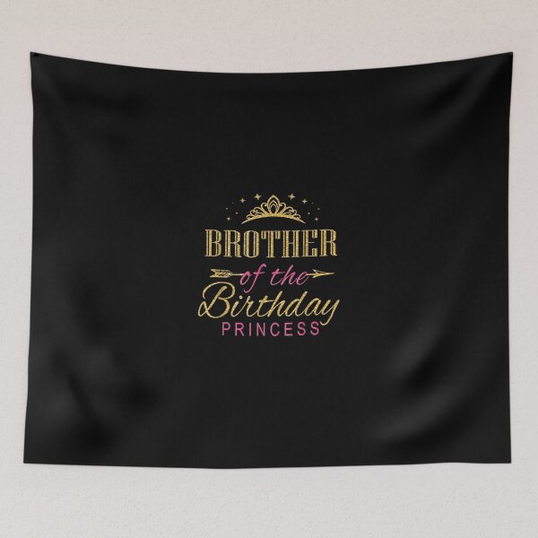 Item preview, Brother Of The Birthday Princess Girls Party designed and sold by Chanielshian.