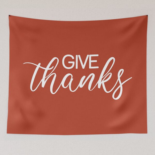 Item preview, Give Thanks Burnt Orange Thanksgiving Home Decor  designed and sold by thelustrous.