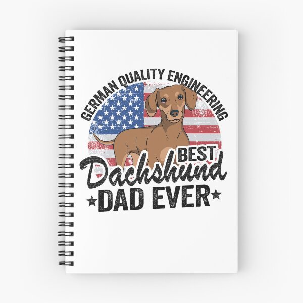 Item preview, German Quality Engineering Best Dachshund Dad Ever Funny Dachshund designed and sold by Stronzi.