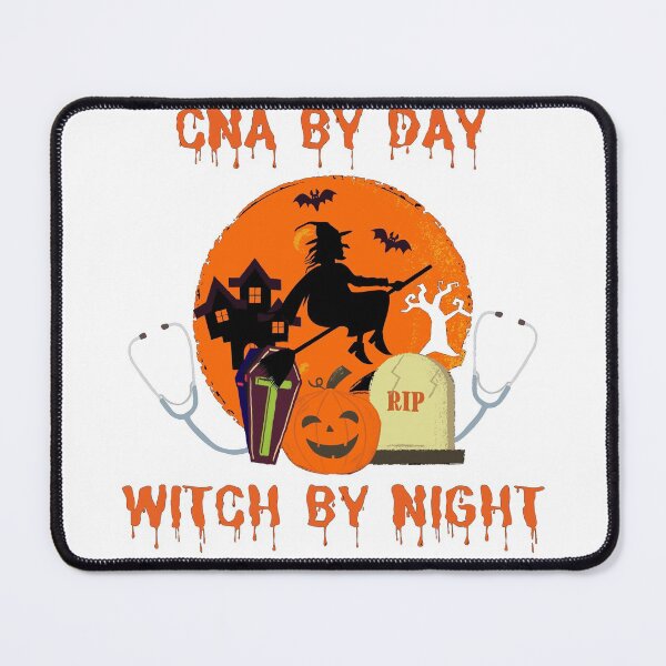 Item preview, CNA Nurse By Day Witch By Night - NURSING HALLOWEEN COSTUME  designed and sold by Merchlux.
