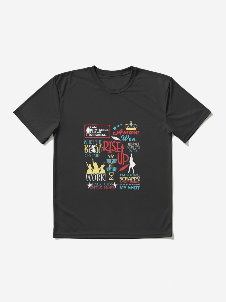 Hamilton Quotes Active T-Shirt