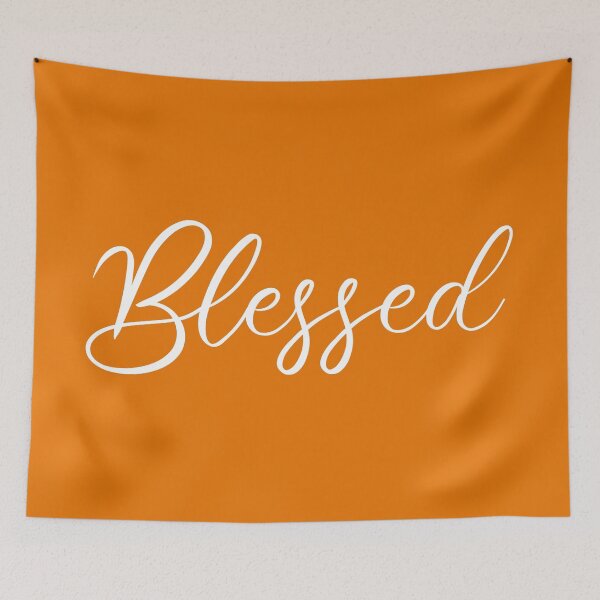 Item preview, Blessed Light Orange Thanksgiving Home Decor  designed and sold by thelustrous.