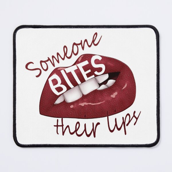 Item preview, Someone bites their lips. designed and sold by Daizyner.