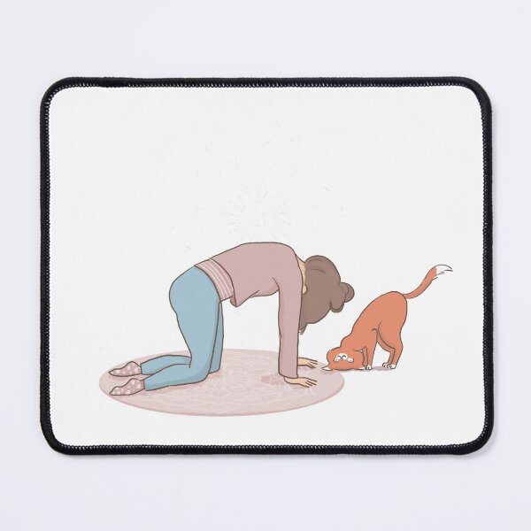 Item preview, Yoga Girl - Cat Pose designed and sold by Rita Cuppari.