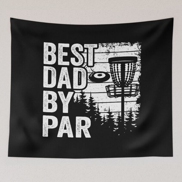 Item preview, Funny Disc Golf Basket Vintage Best Dad By Par designed and sold by Stronzi.