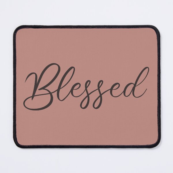 Item preview, Blessed- Nude Pink Thanksgiving Home Decor designed and sold by thelustrous.