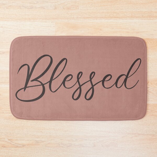 Item preview, Blessed- Nude Pink Thanksgiving Home Decor  designed and sold by thelustrous.