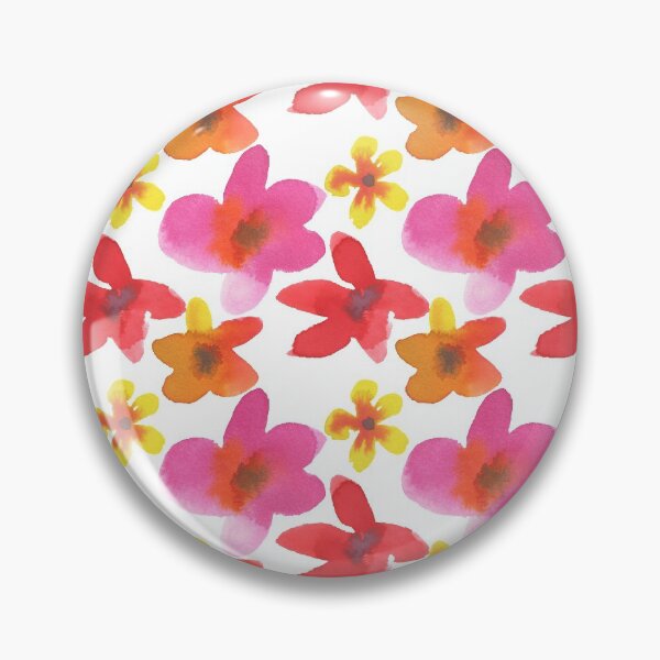 Artikelvorschau, Rosa Aquarell helle abstrakte Blumen entworfen und verkauft von BilberryCreate.