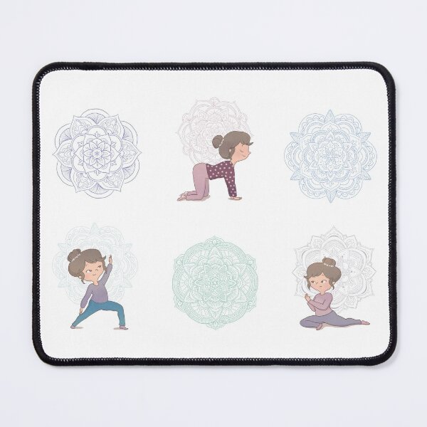 Item preview, Yoga Girl - Mandalas & Asanas designed and sold by Rita Cuppari.