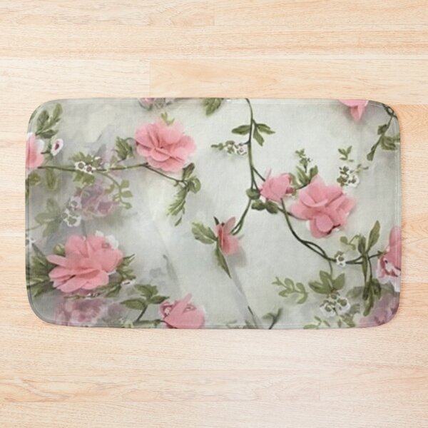 Item preview, Unique Pink Rose Cream background fabric pattern designed and sold by Poetic4Passion.