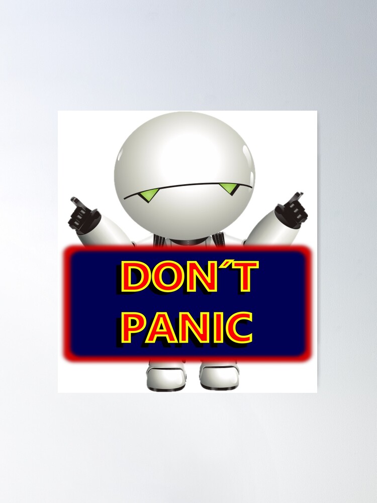 Marvin (HHGTTG) - Don't panic by Mcginnis83