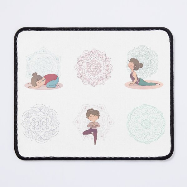 Item preview, Yoga Girl - Asanas and Mandalas designed and sold by Rita Cuppari.