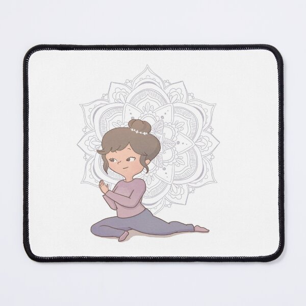Item preview, Yoga Girl - Pigeon Pose designed and sold by Rita Cuppari.
