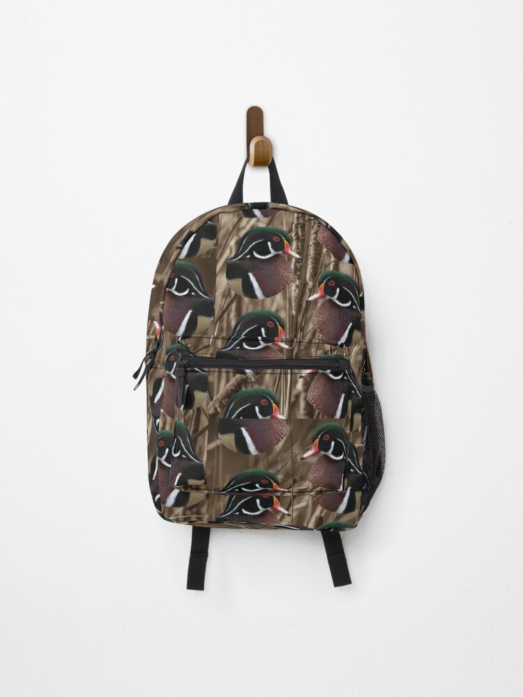 Duck Hunting Wood Duck Camoufage Design for Duck Hunters and Waterfowl  Lovers | Backpack