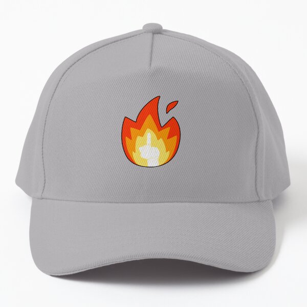 Doigt de feu emoji Casquette de baseball