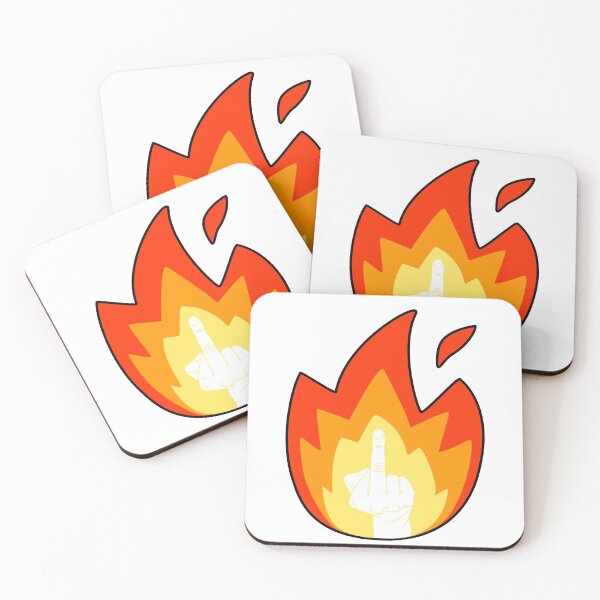 Item preview, fire finger emoji designed and sold by experimentons.