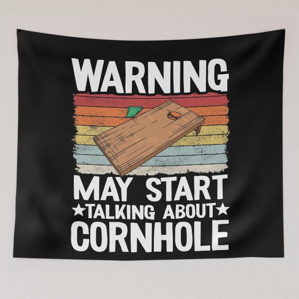 Item preview, Bean Bag Toss Funny Warning May Start Talking About Cornhole designed and sold by Stronzi.