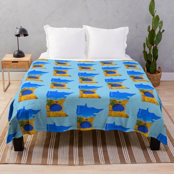Item preview, Bean & Bear Lakes - Superior Hiking Trail Minnesota - baby blue designed and sold by EcoElsa.
